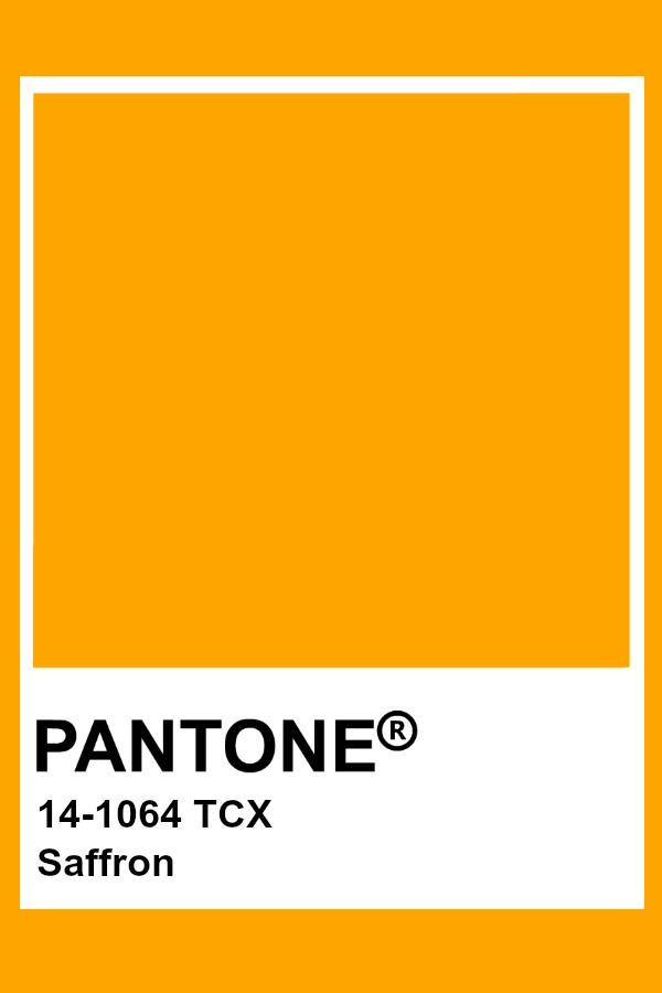 Pantone Saffron