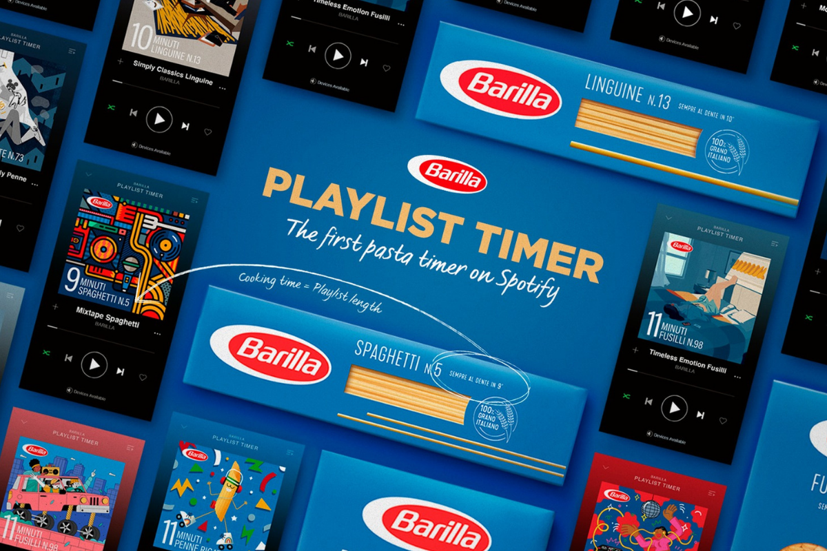 Barilla Playlist Timer: So clever setzt Barilla Spotify für sein Marketing ein